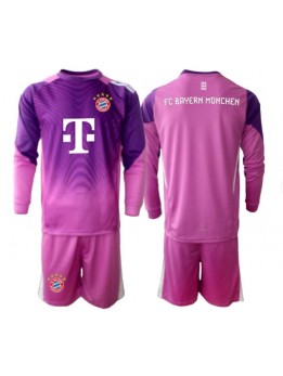 Bayern Munich Torwart Ausweichtrikot für Kinder 2025-26 Langarm (+ Kurze Hosen)
